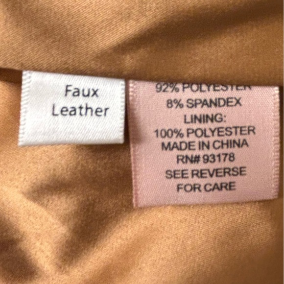 Philosophy Brown Leather Jacket - Picture 6 of 7